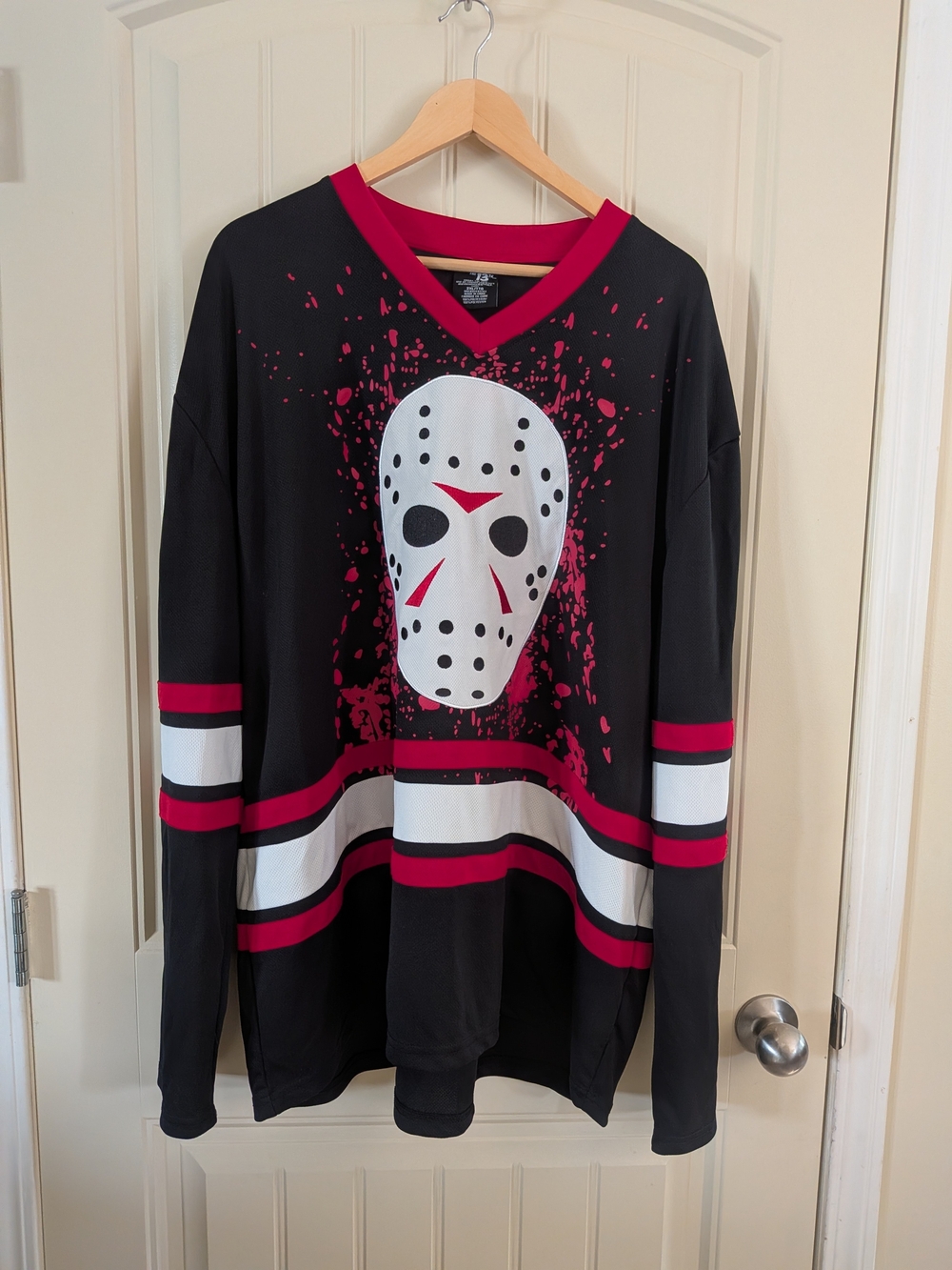NWOT Friday 13th Jason Voorhees Black Hockey Jersey #13
